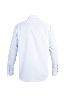 Açık Mavi Uzun Kol Easy Care Klasik Pamuk Gömlek