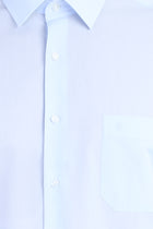 Açık Mavi Uzun Kol Easy Care Klasik Pamuk Gömlek