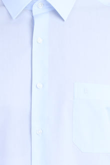 Açık Mavi Uzun Kol Easy Care Klasik Pamuk Gömlek