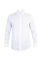 Beyaz Uzun Kol Easy Care Pamuk Gömlek