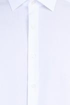 Beyaz Uzun Kol Easy Care Pamuk Gömlek