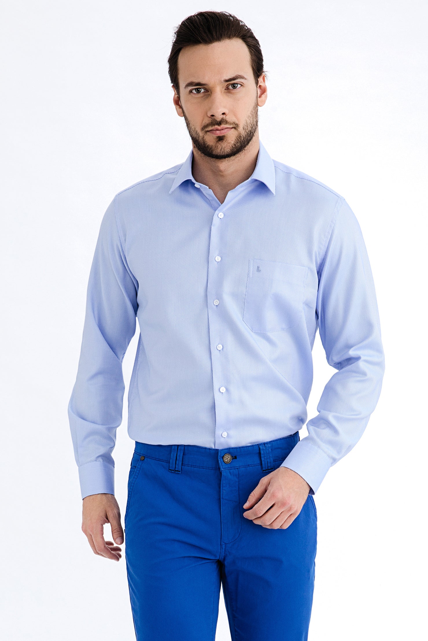 Açık Mavi Vt Arm Non Iron Klsk Göm