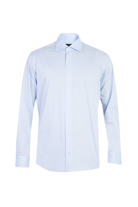 Açık Mavi Ak Bgt Armürlü Gömlek