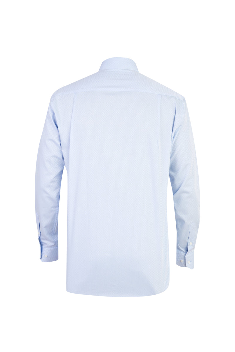 Açık Mavi Ak Bgt Armürlü Gömlek