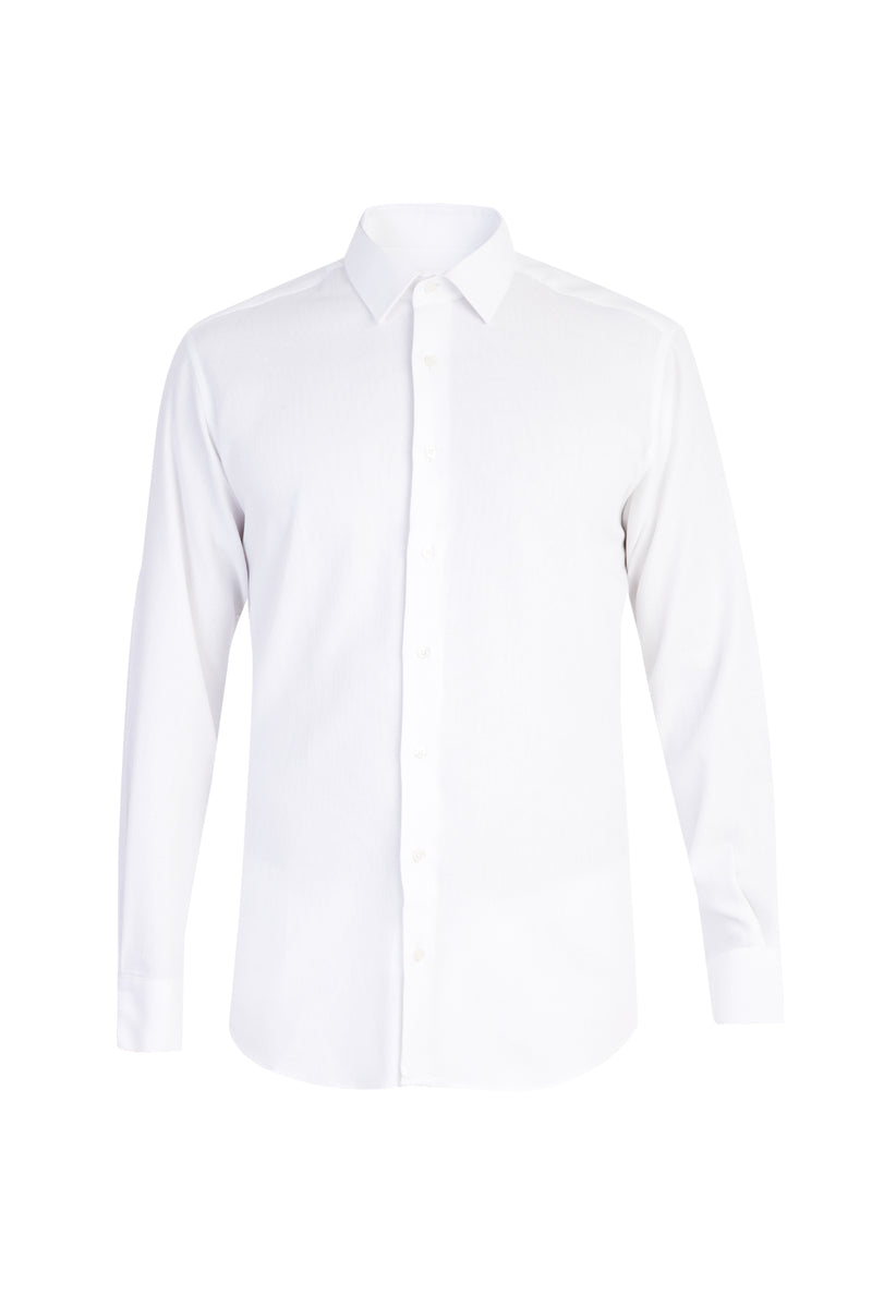 Beyaz Ak Bgt Armürlü Gömlek