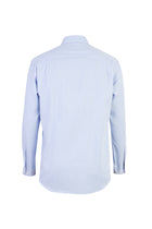 Açık Mavi Uzun Kol Desenli Pamuk Gömlek