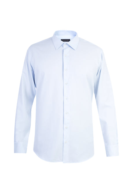 Açık Mavi AK PN Desenli CPSZ GÖMLEK