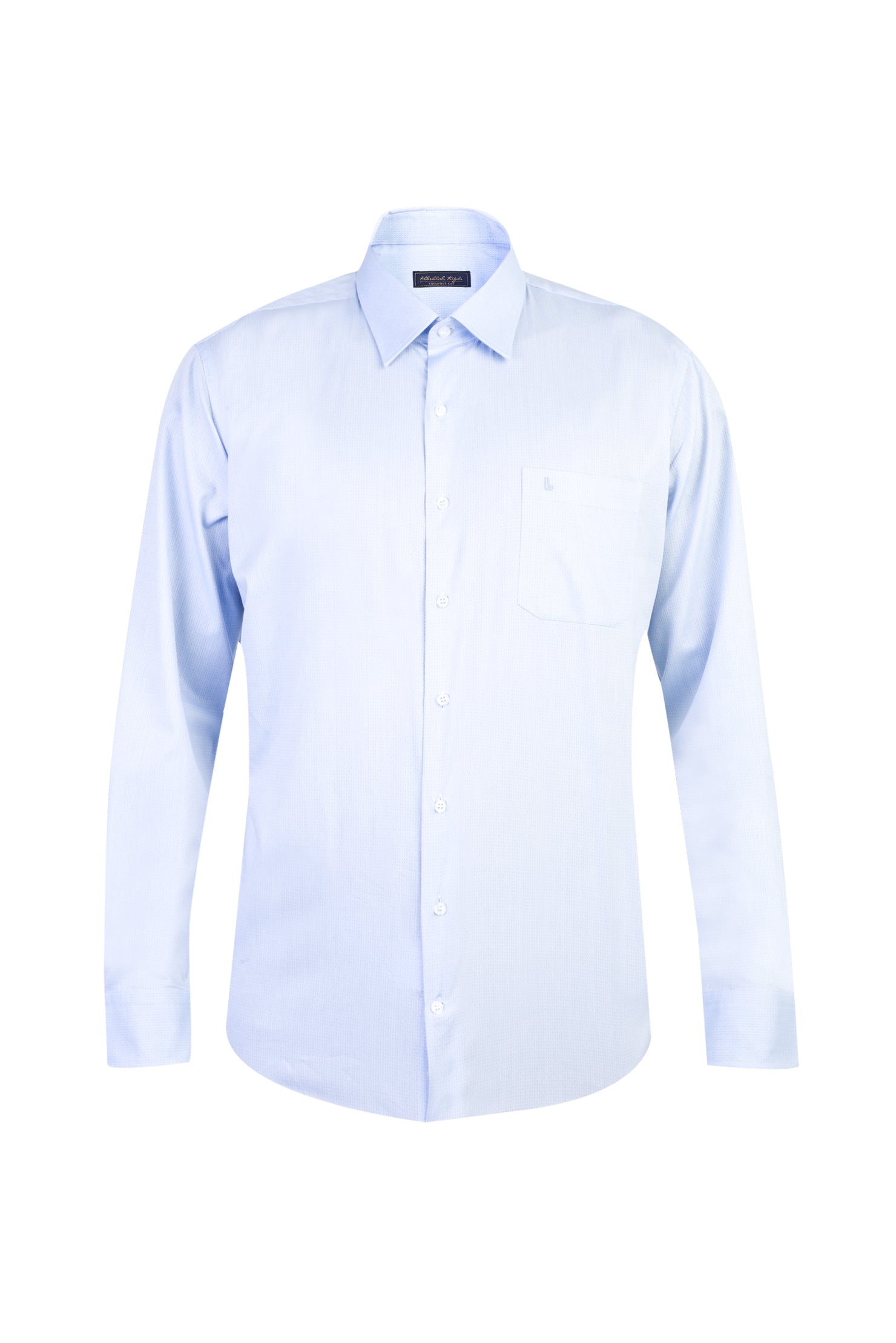 Açık Mavi Ak Pn Armürlü Klasik Göml