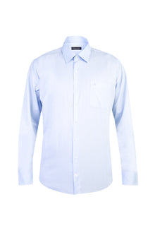 Açık Mavi Ak Pn Armürlü Klasik Göml