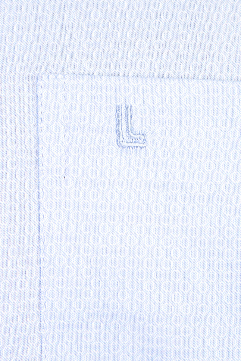 Açık Mavi Ak Pn Armürlü Klasik Göml