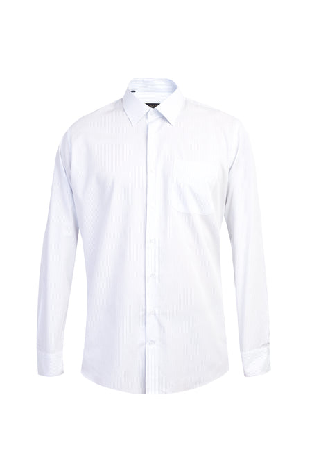 Beyaz Ak Kz Çizgili Gömlek