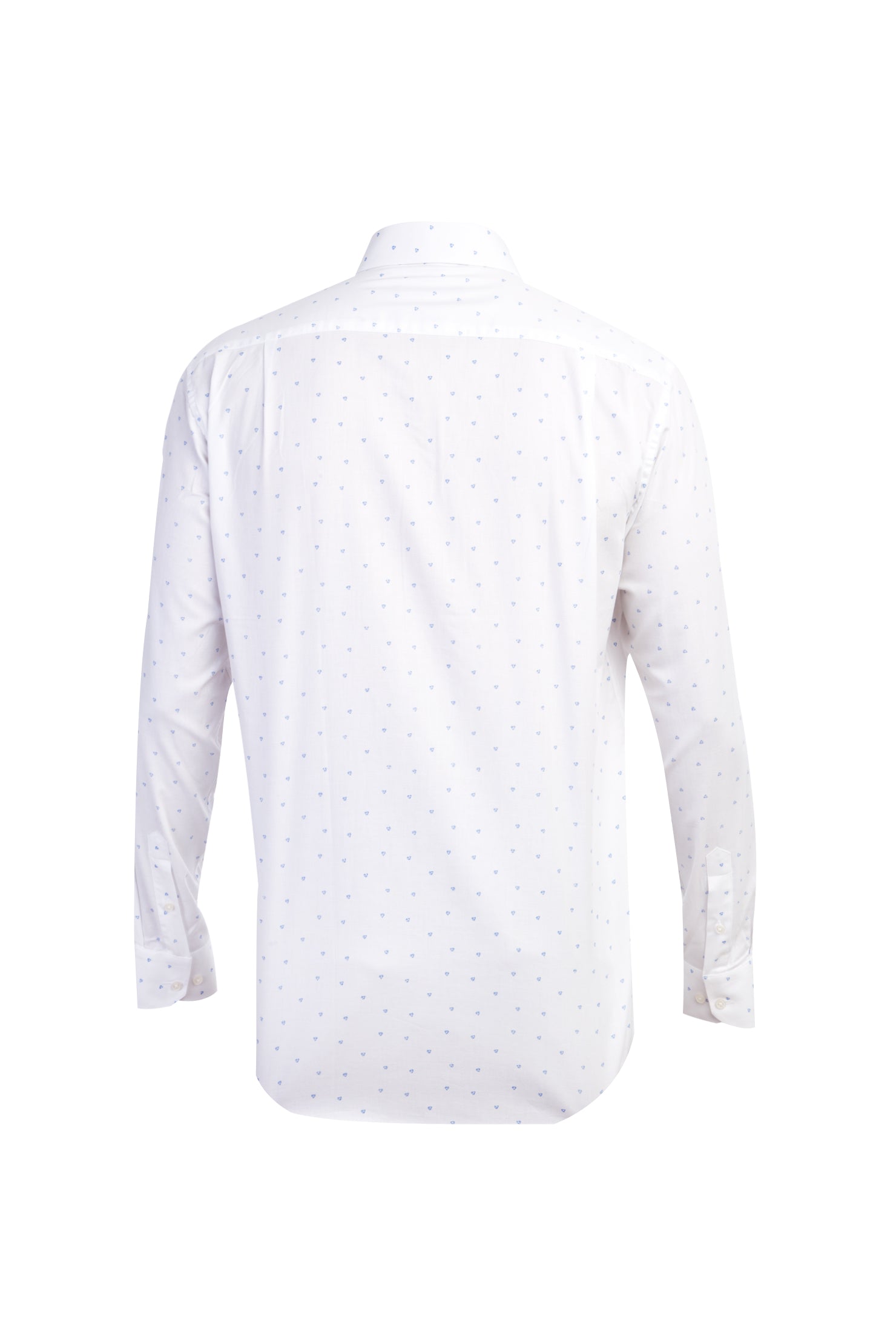 Beyaz Ak Kz Prlnt Desenli Gömle