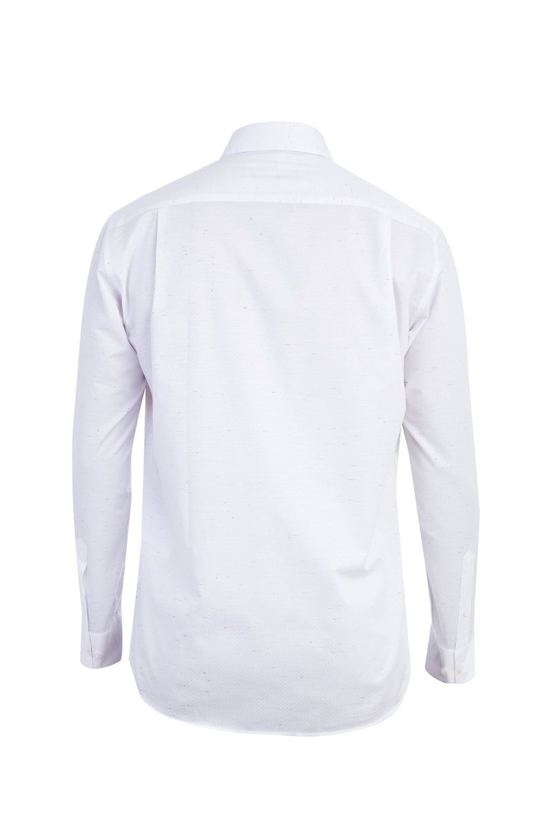 Beyaz Ak Kz Flm Desenli Gömlek