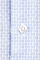 Açık Mavi AK KZ Desenli K.KOL GÖMLE