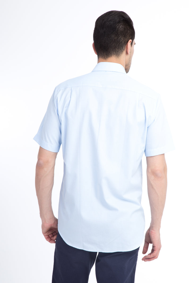 Açık Mavi Ak Bgt Kısa Kol Arm Gömle