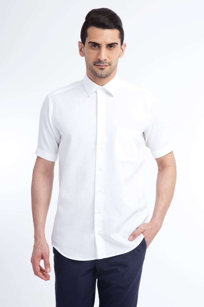 Beyaz Ak Bgt Kısa Kol Arm Gömle