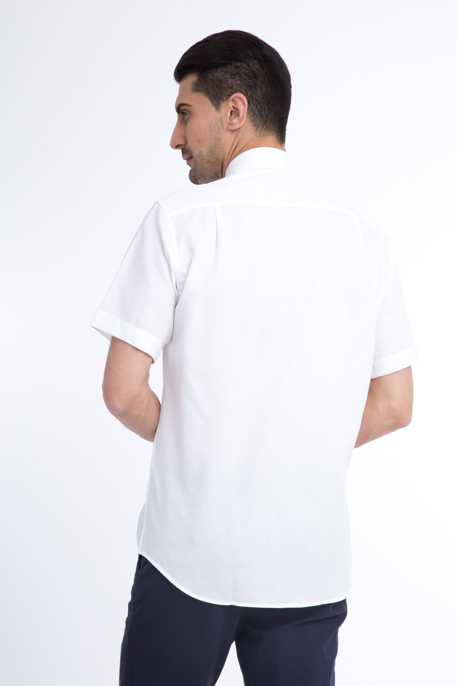 Beyaz Ak Bgt Kısa Kol Arm Gömle