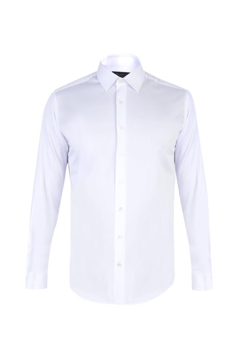 Beyaz Ak Pamuk Saten Slım Göm