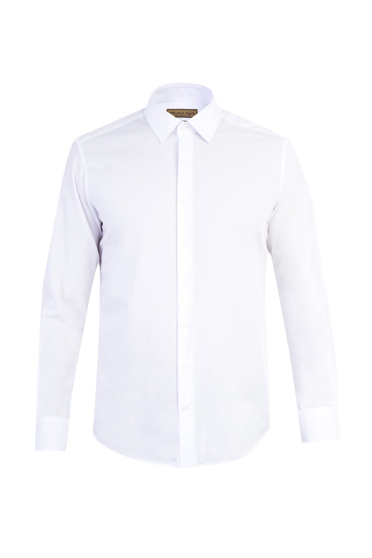 Beyaz Uzun Kol Kolay Ütülenir Slim Fit Dar Kesim Pamuk Gömlek