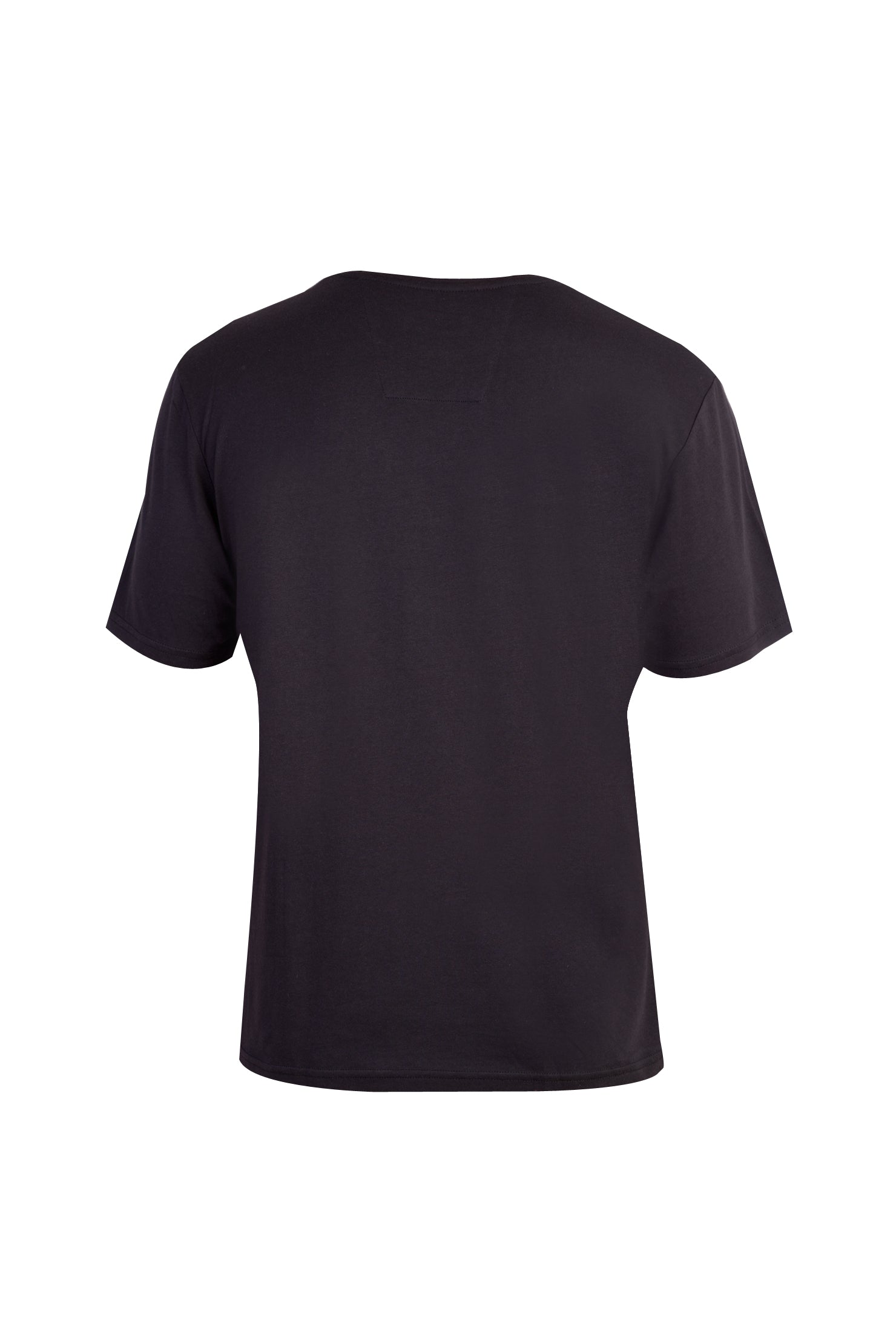 Siyah Bisiklet Yaka Regular Fit T-shirt
