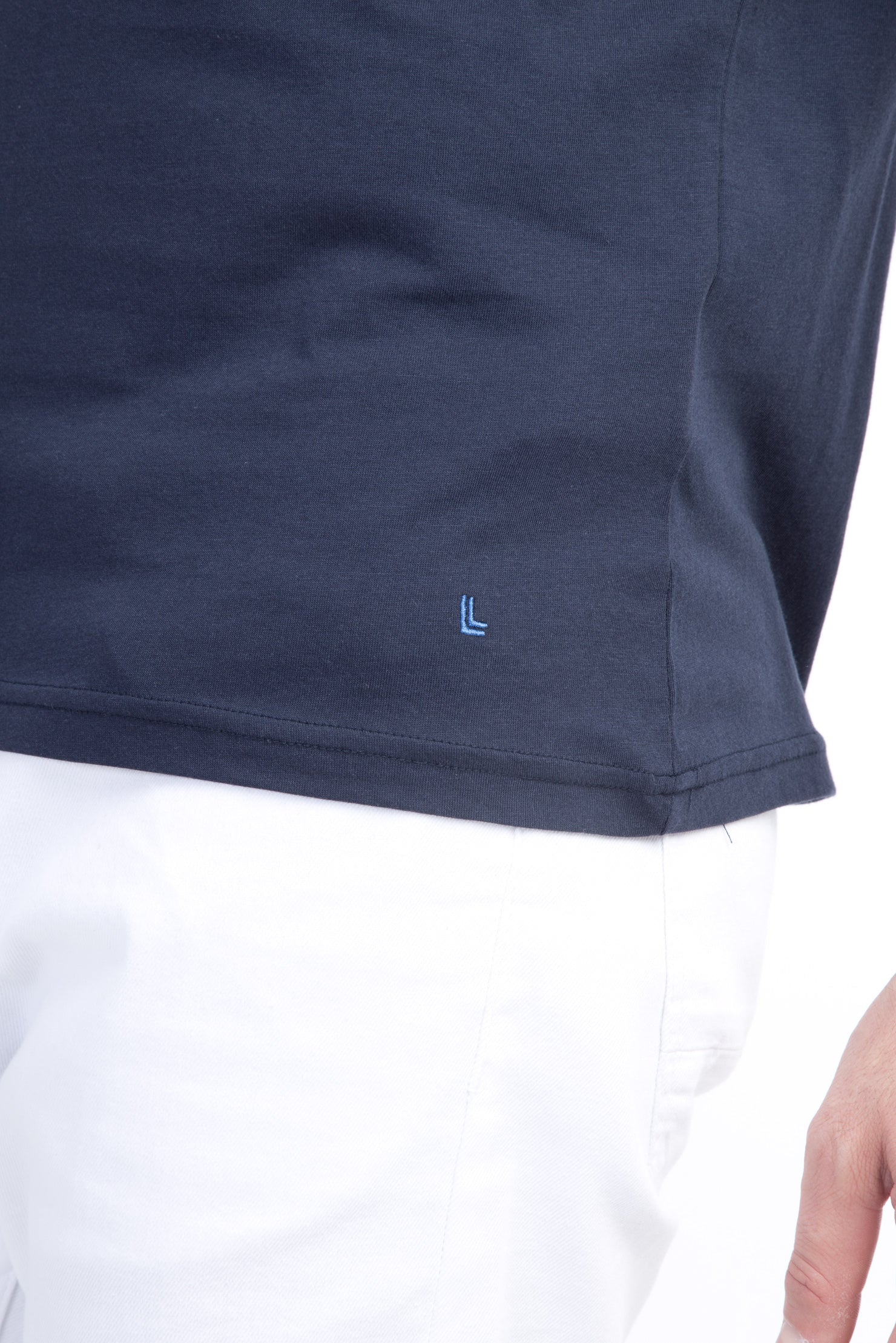 Lacivert Bisiklet Yaka Regular Fit T-shirt