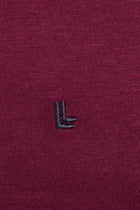 Bordo Bisiklet Yaka Regular Fit T-shirt