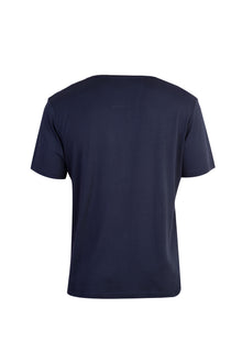 Lacivert V Yaka Regular Fit T-shirt