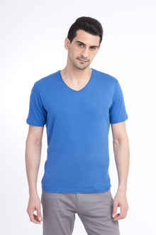 Mavi V Yaka Regular Fit T-shirt