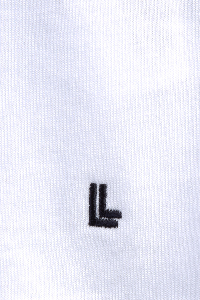 Beyaz V Yaka Regular Fit T-shirt