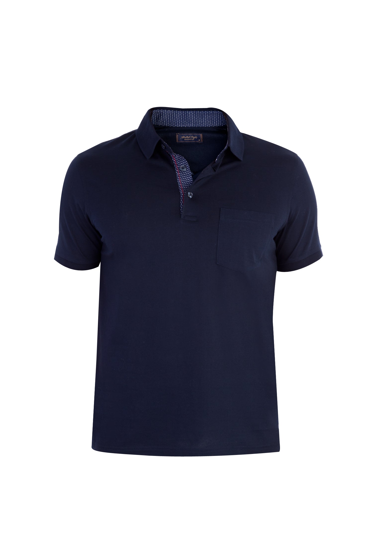Lacivert Regular Fit Süprem Polo Yaka Pamuk T-shirt