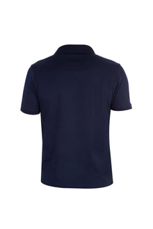 Lacivert Regular Fit Süprem Polo Yaka Pamuk T-shirt