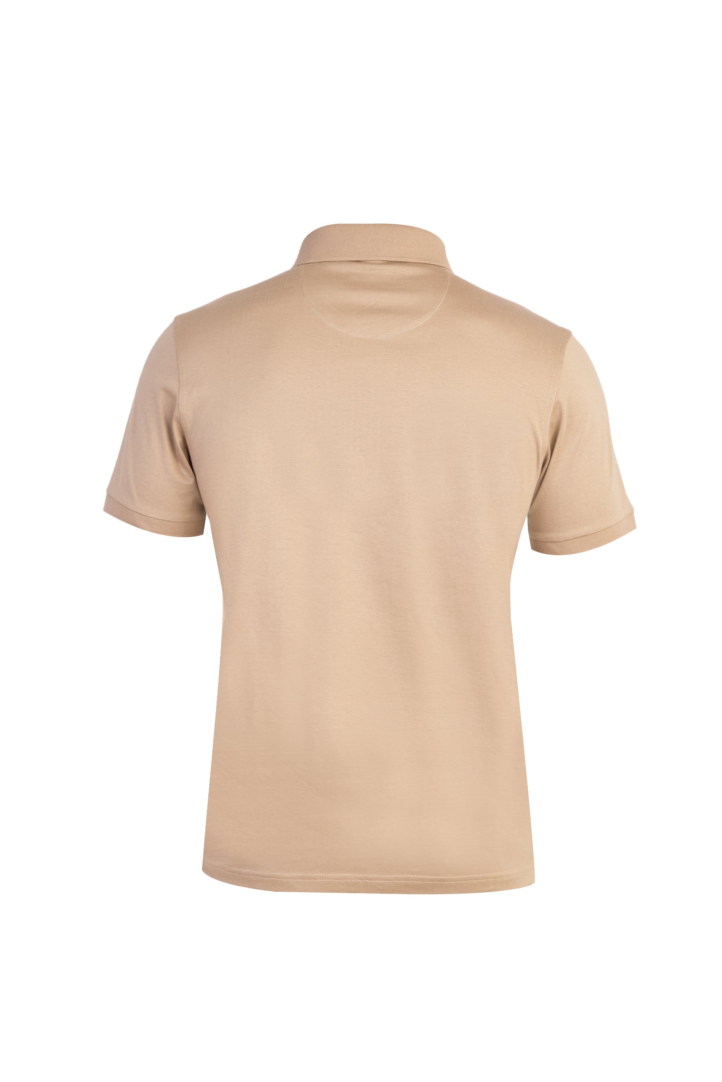 Bej Regular Fit Süprem Polo Yaka Pamuk T-shirt