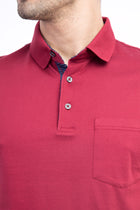 Bordo Regular Fit Süprem Polo Yaka Pamuk T-shirt