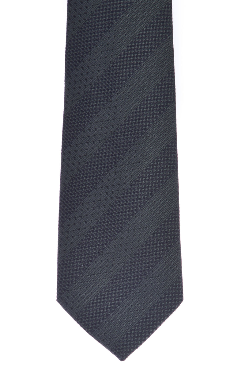 Koyu Yesil İtalyan Desenli Kravat