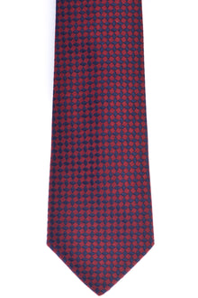 Bordo İtalyan Desenli Kravat