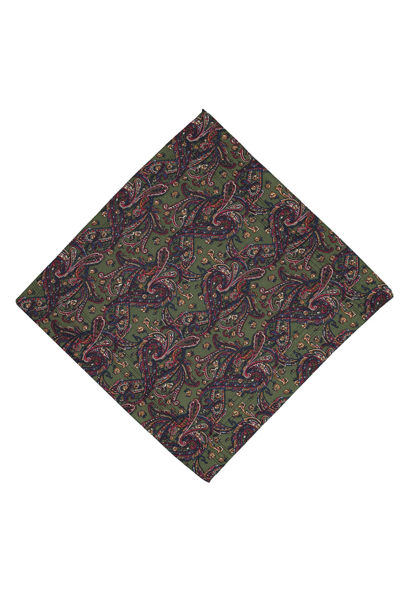 Koyu Yesil İtalyan Mendil