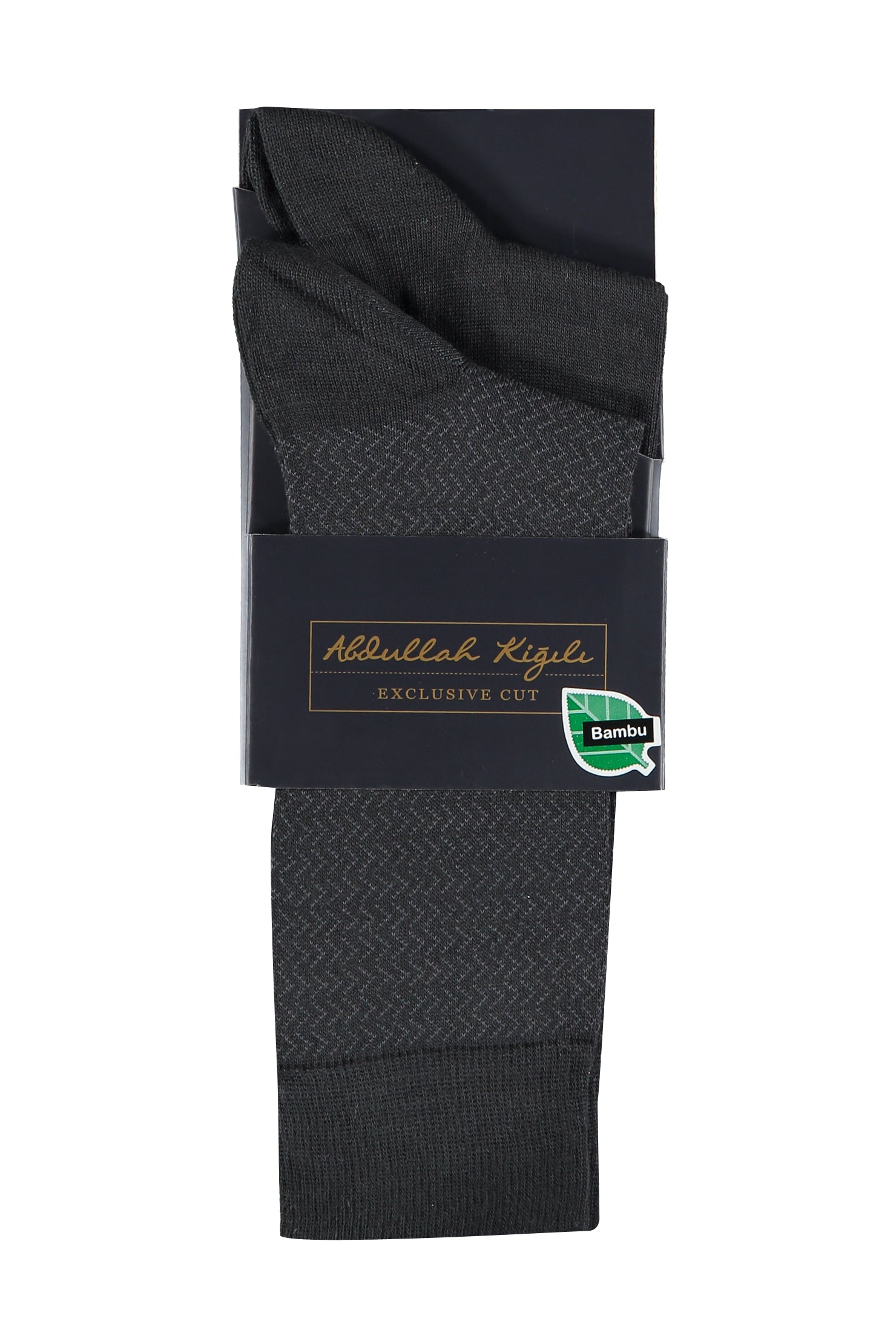 Antrasit 2'li Bambu Çorap Seti