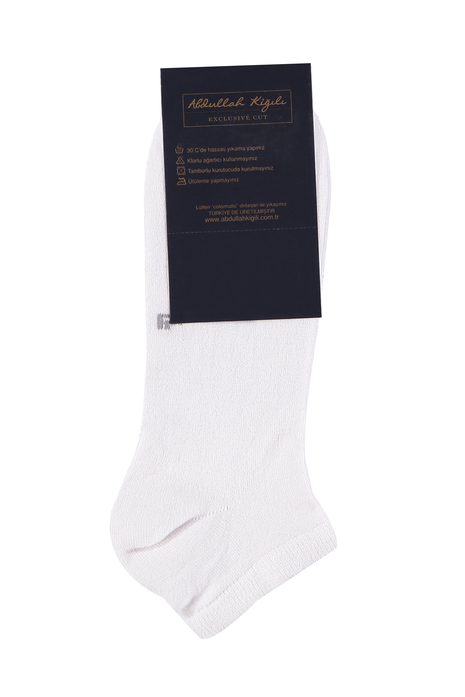 Beyaz 2'li Bambu Loafer Çorap Seti