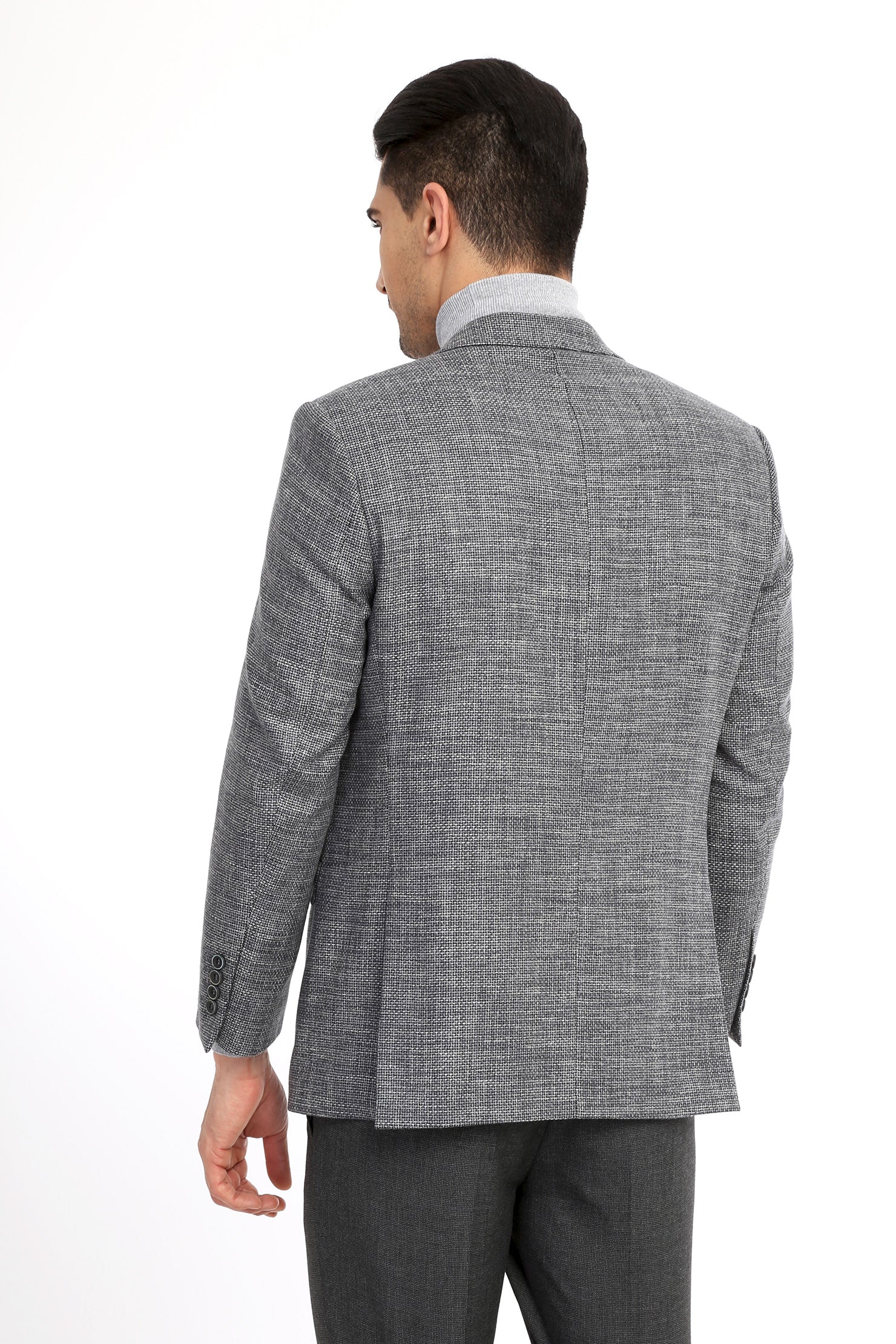 Orta Füme 4 Drop Relaxed Fit Rahat Kesim Ceket-Abdullah Ki??l?