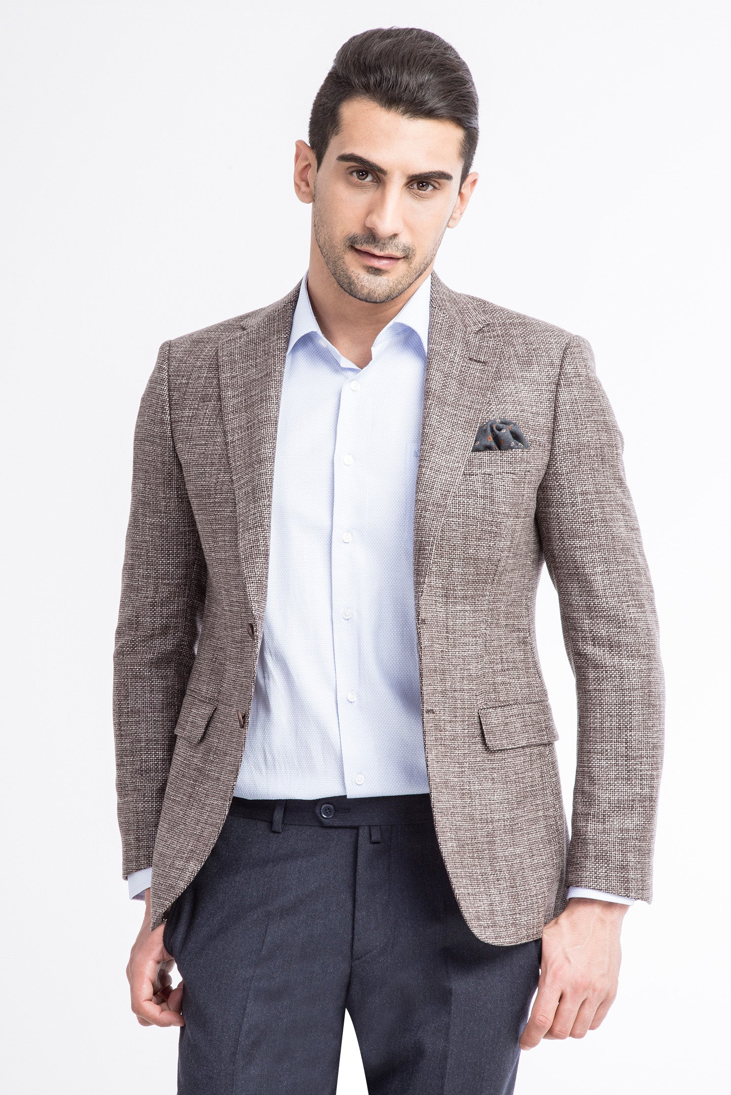 Toprak 7 Drop Slim Fit Dar Kesim Ceket-Abdullah Ki??l?