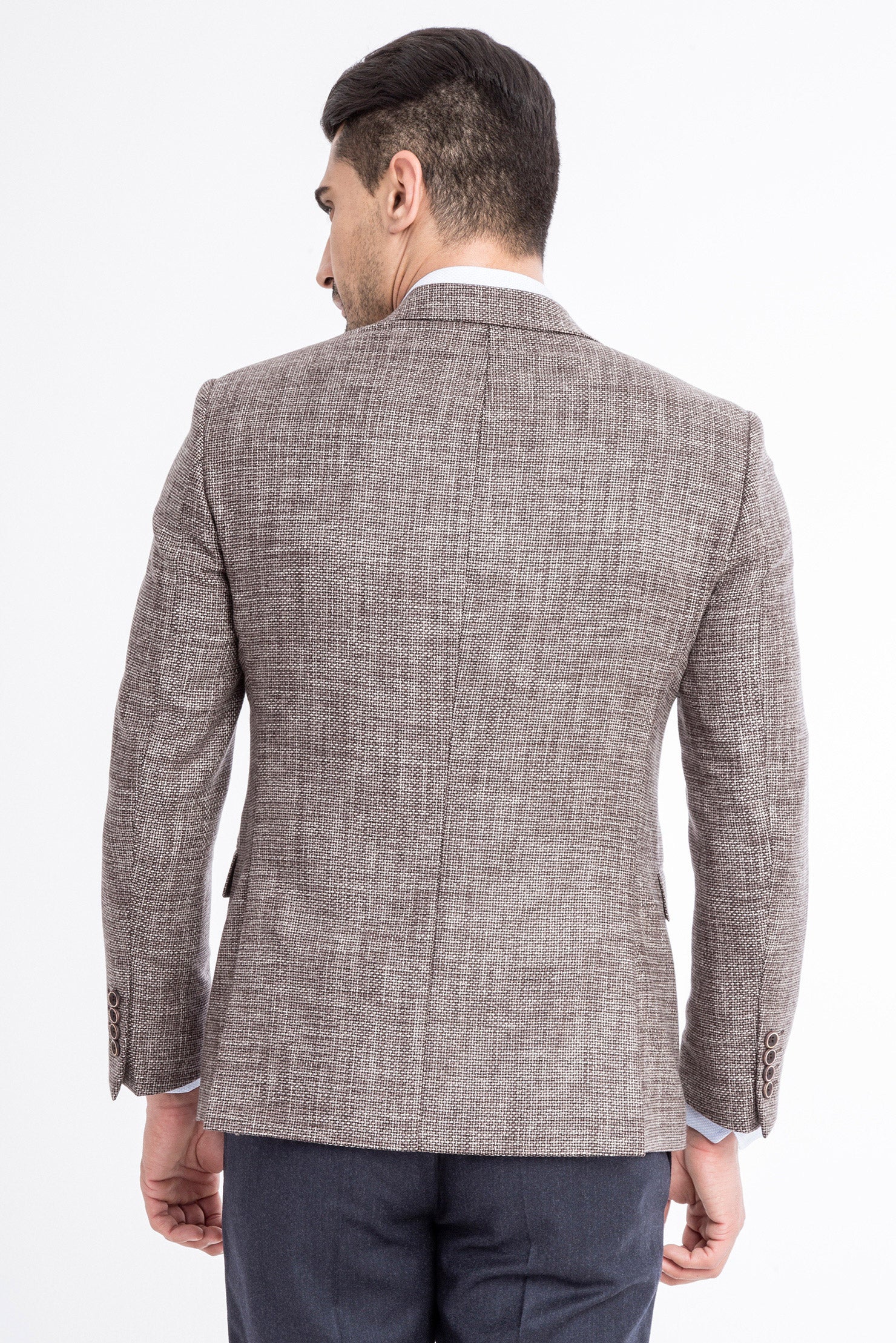 Toprak 7 Drop Slim Fit Dar Kesim Ceket-Abdullah Ki??l?
