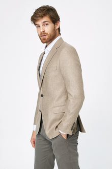 Açık Kahve - Camel İtalyan Kaşmir Ceket