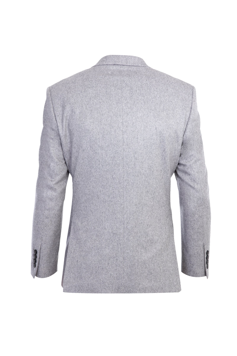 Füme Gri Relaxed Fit Rahat Kesim Kaşmir Ceket