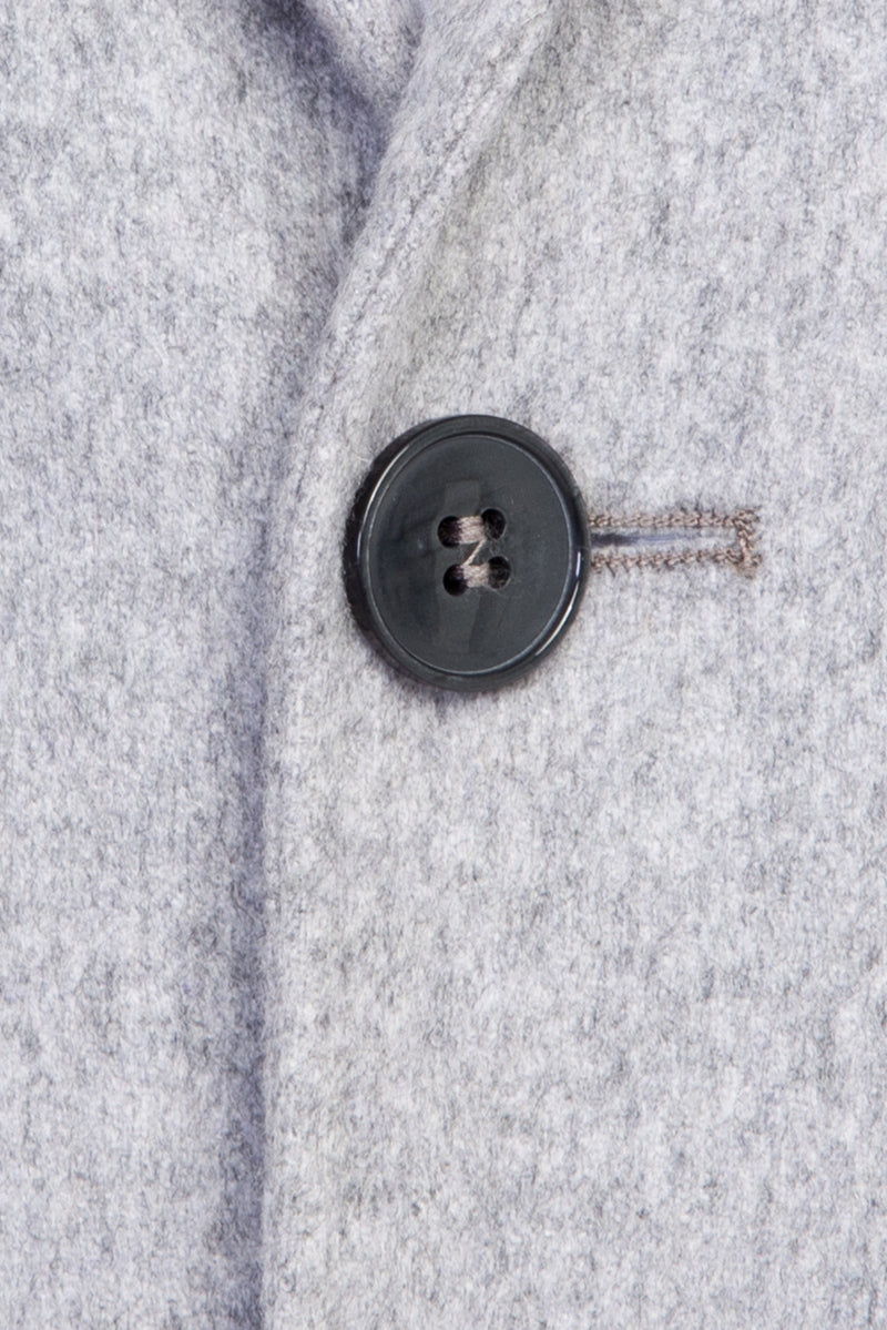 Füme Gri Relaxed Fit Rahat Kesim Kaşmir Ceket