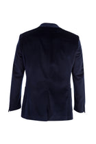 Lacivert 6 Drop Regular Fit Standart Kesim Kadife Pamuk Ceket-Abdullah Ki??l?