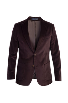 Kahve Kadife Pamuk Ceket