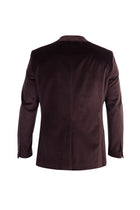 Kahve 7 Drop Slim Fit Dar Kesim Kadife Pamuk Ceket-Abdullah Ki??l?