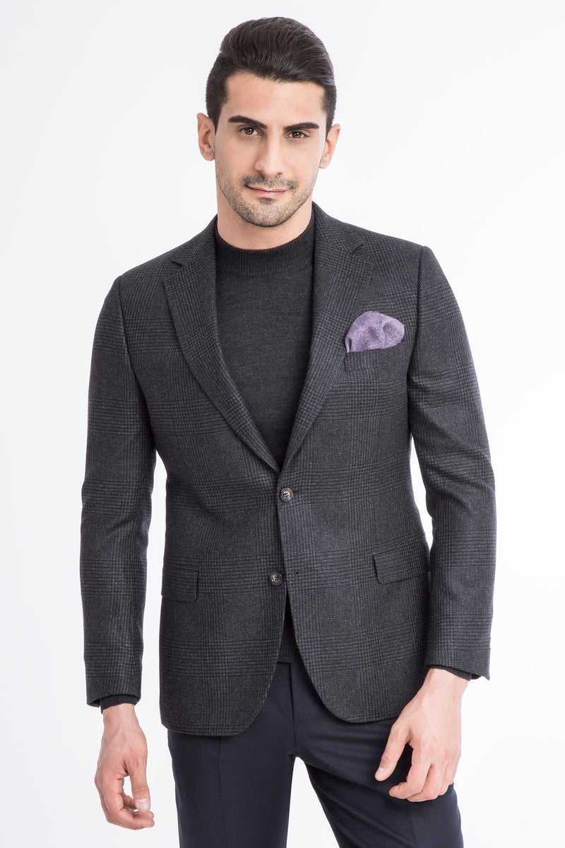 Füme Gri Kaşmir Ceket