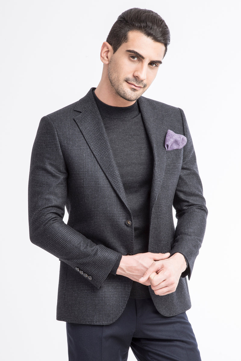 Füme Gri Kaşmir Ceket