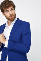 Koyu Mavi Spor Yün Ceket